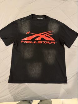 Hellstar T shirt black/red size medium