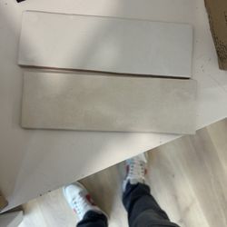 Box Of 50 Tiles White/ Off White. 