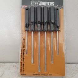 Light weight screwdriver set 6 piece X 10