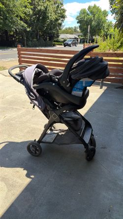 Free stroller,car seat combo