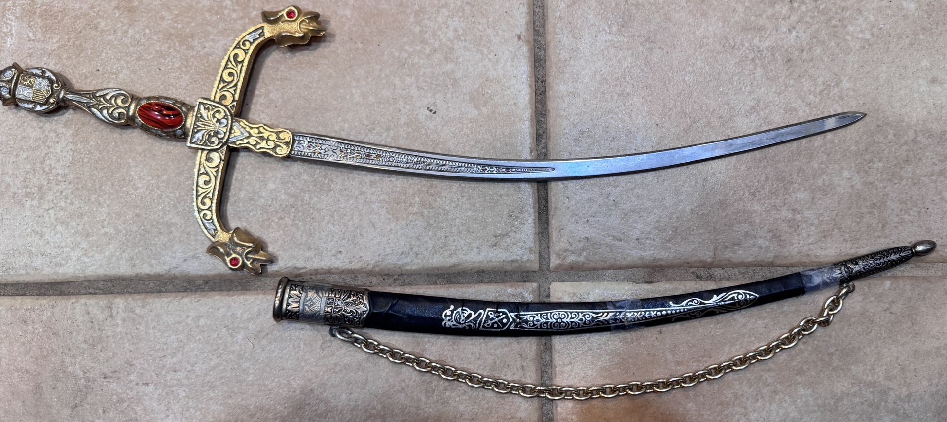 Three Replica Swords Made In Toledo Spain In 1971