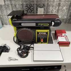 Ryobi BD4601G Belt & Disc Sander w/ Diablo Belts – Works Great