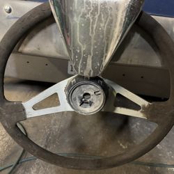 Lot Of TWO (2) Steering Wheels ( Commercial truck)