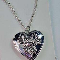 18" X 2mm Sterling Silver Locket Necklace 