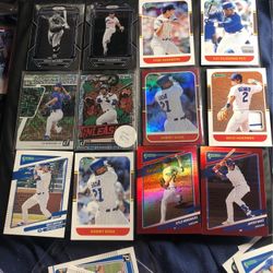 Chicago Cubs Baseball Cards Ft. Two Image Variations, 3 Red Foil Parallels, 2 Insert Parallels, And More! All Mint Condition!