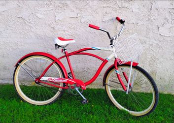 Classic Schwinn legacy 26" beach cruiser bike bicicleta basket