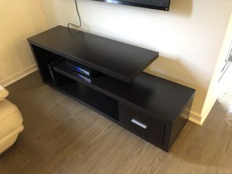 Espresso TV Stand (like new) - 23.75'' H x 15.50'' W x 59.25'' D