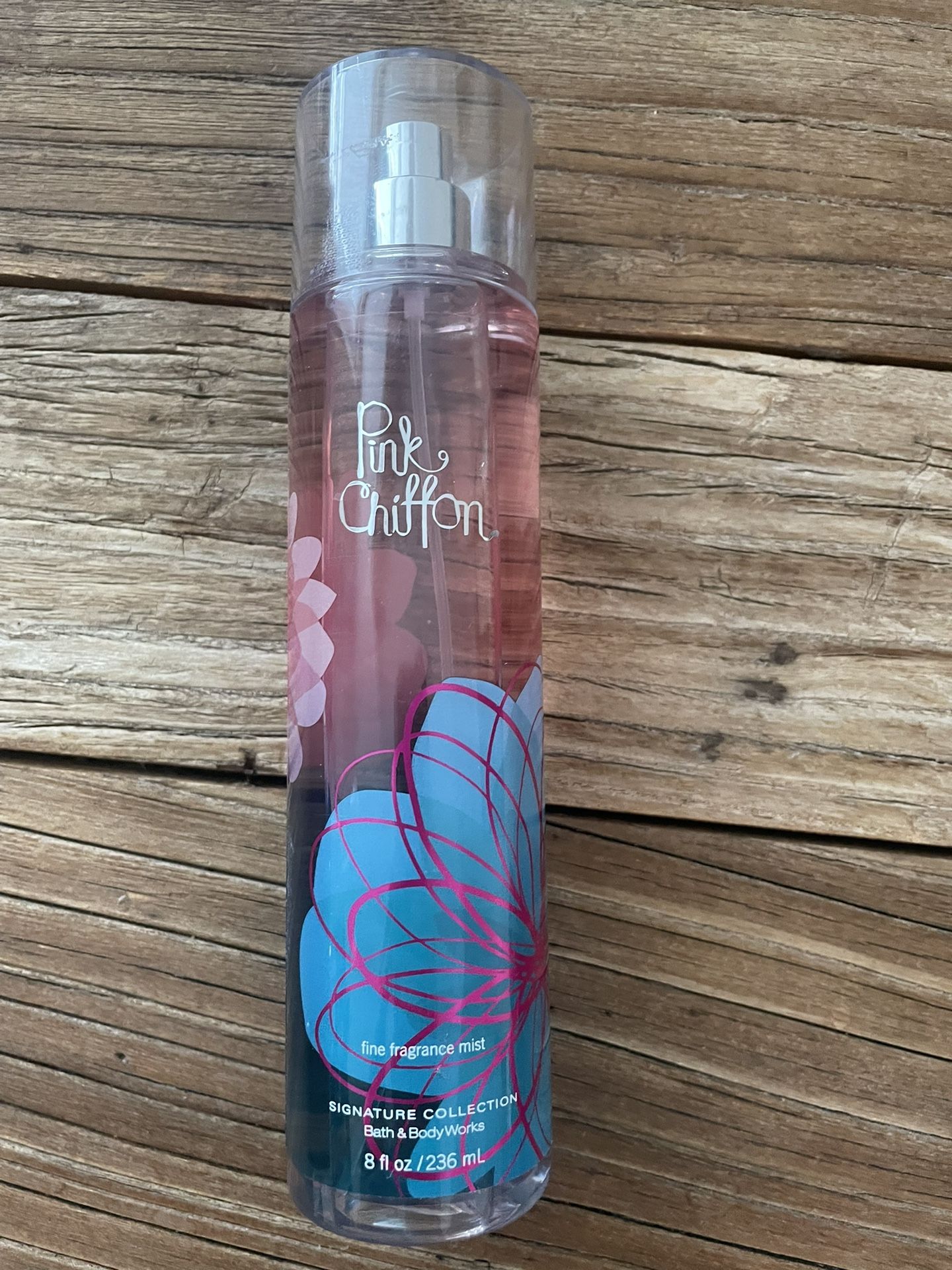 Discontinued Bath & Body works Pink Chiffon Fragrance Body Mist 8 Fl. Oz