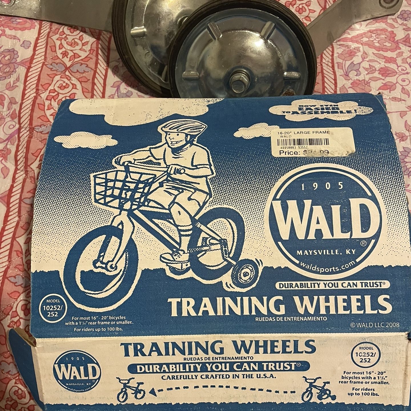 Training Wheels For 16 To 20 Inches Bike Frame 