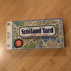 Vintage “SCOTLAND YARD” Family Board Game From 1985 By Milton Bradley-COMPLETE SET