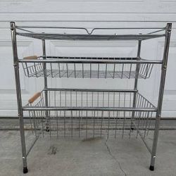 Storage Shelf Cabinet for kitchen Dimensions: 18”(W)x 12”(D)x 19”(H) Great Work Like New condition Located in North Fontana