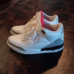 Jordan 3 Cement Size 9.5 No Box No Trades 