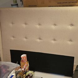 Queen Sized Headboard With Outlets