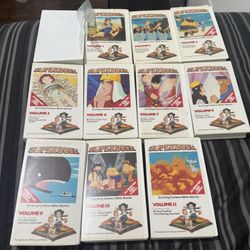 Lot Of 11 Vintage Superbook Bible VHS Cartoon Stories Vol. 1-11