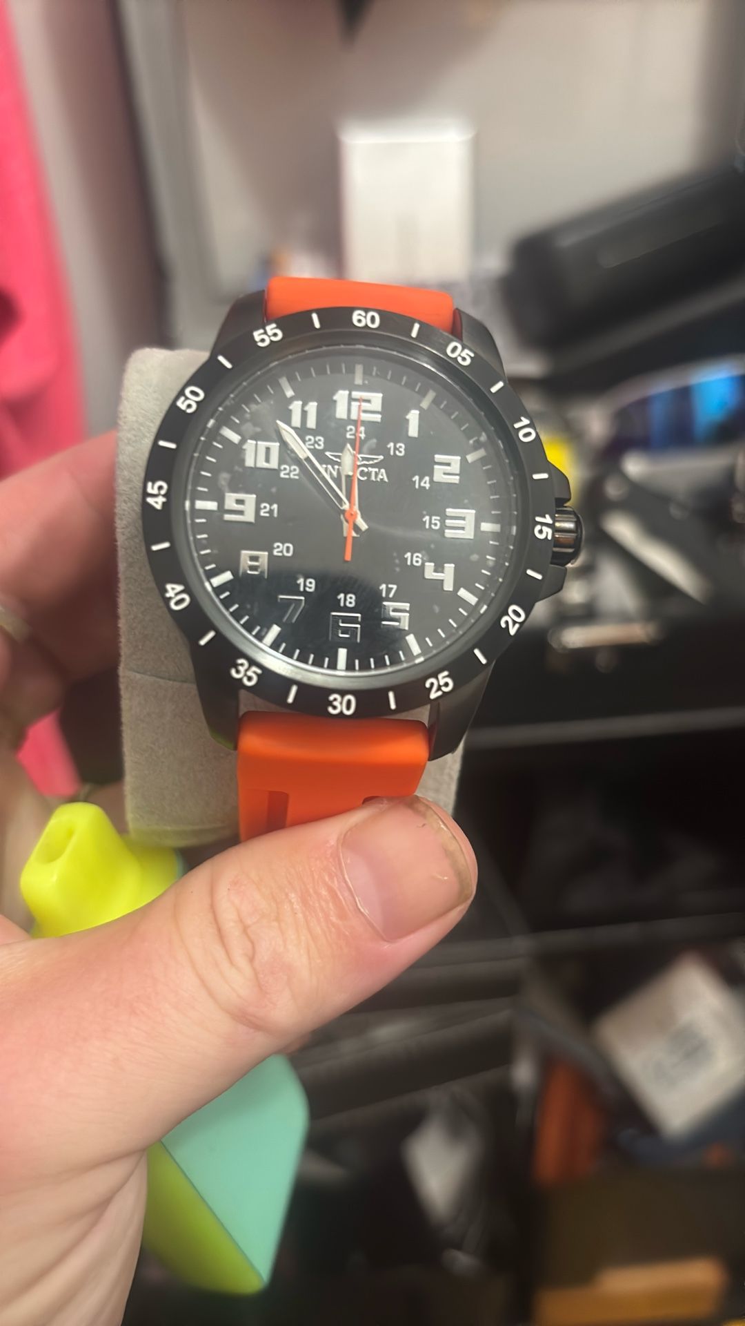 UT Orange Banded Invicta Pro Diver