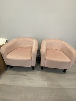 Baby Pink Chairs