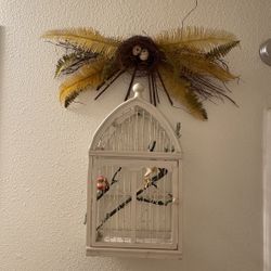 Cage Bird  For Candle, decoration Or Bathroom, Vintage 