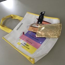 Marc Jacobs  Bag By Marc Jacobs Fragrance Tote  And Marc Jacobs Cosmetic Bag 
