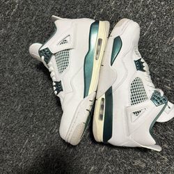 Retro Jordan 4s (oxidized green)