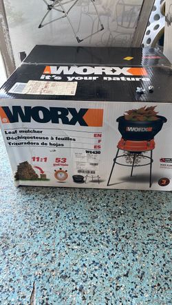Worx leaf mulcher.