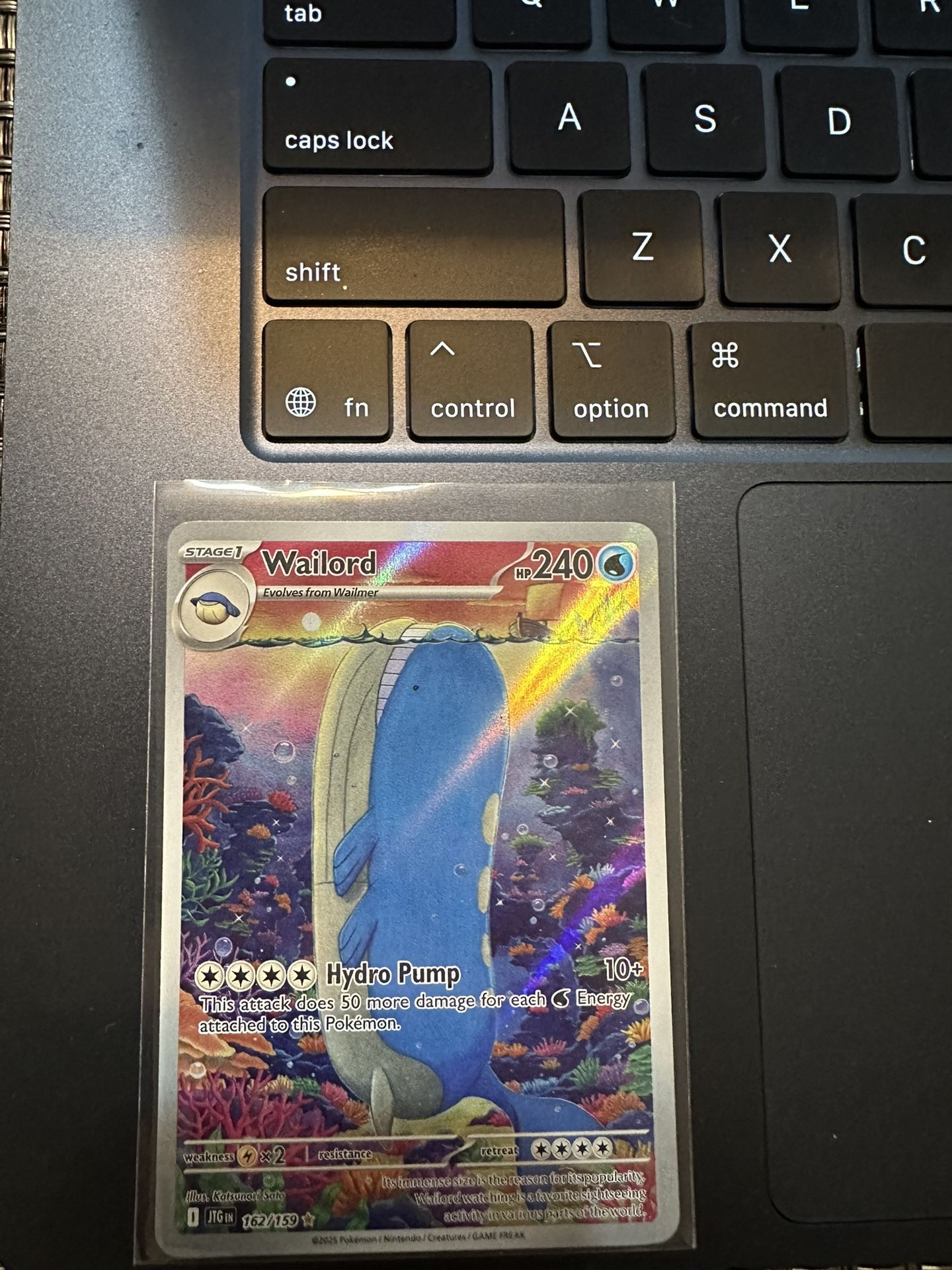 Pokemon “ Wailord “ 162/159