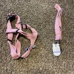 Mauve Color Large Dog Harness(front Legs-only) And Leash