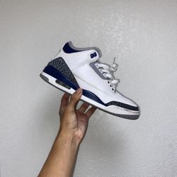 Jordan 3 navy sz 8