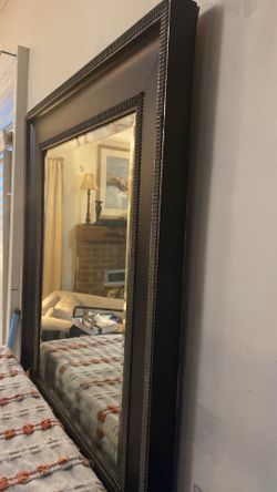 Classic Black Sleek Mirror 