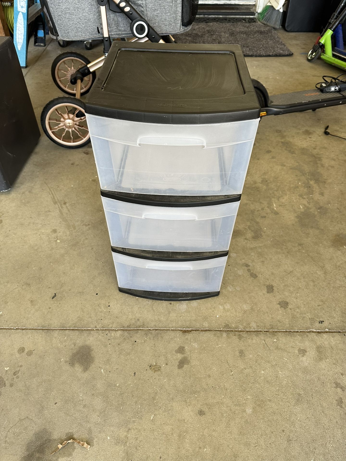 3 Drawer Plastic Storage Container
