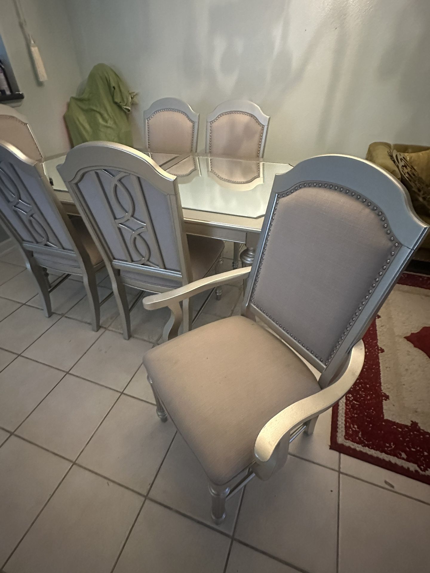 Dining Table With 6 Chairs 