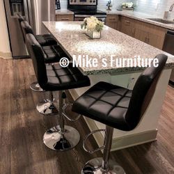 New Adjustable Bar Stools, barstools, barstool, bar stool, Sillas, Dining Chairs, chair, chairs, cadeiras (4 colors Red, Black, White, Gray)