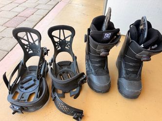 DC Control Dual BOA Snowboard Boots & Union Strap Bindings Setup