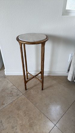 Joss & Main Iron / Marble Side Table