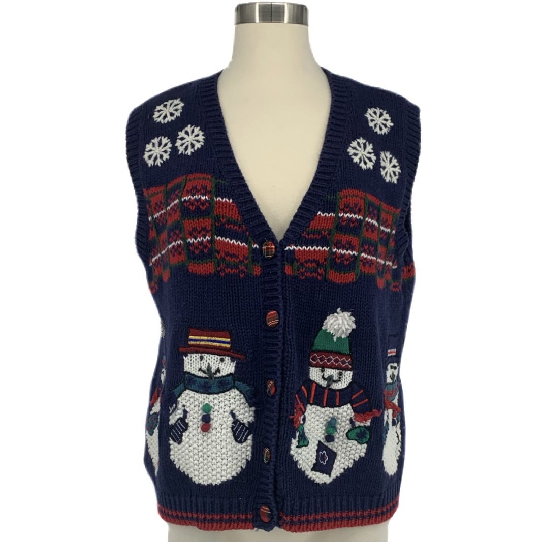NWOT Ugly Christmas Sweater Vest - Vintage