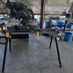 Miter saw 12 in with portable stand