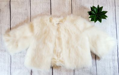 Gymboree Girls Faux Fur Jack Size S(4-5)