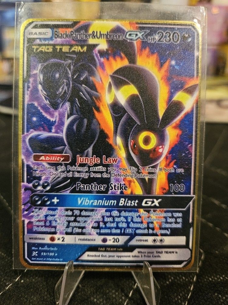 Black Panther And Umbreon Tagteam