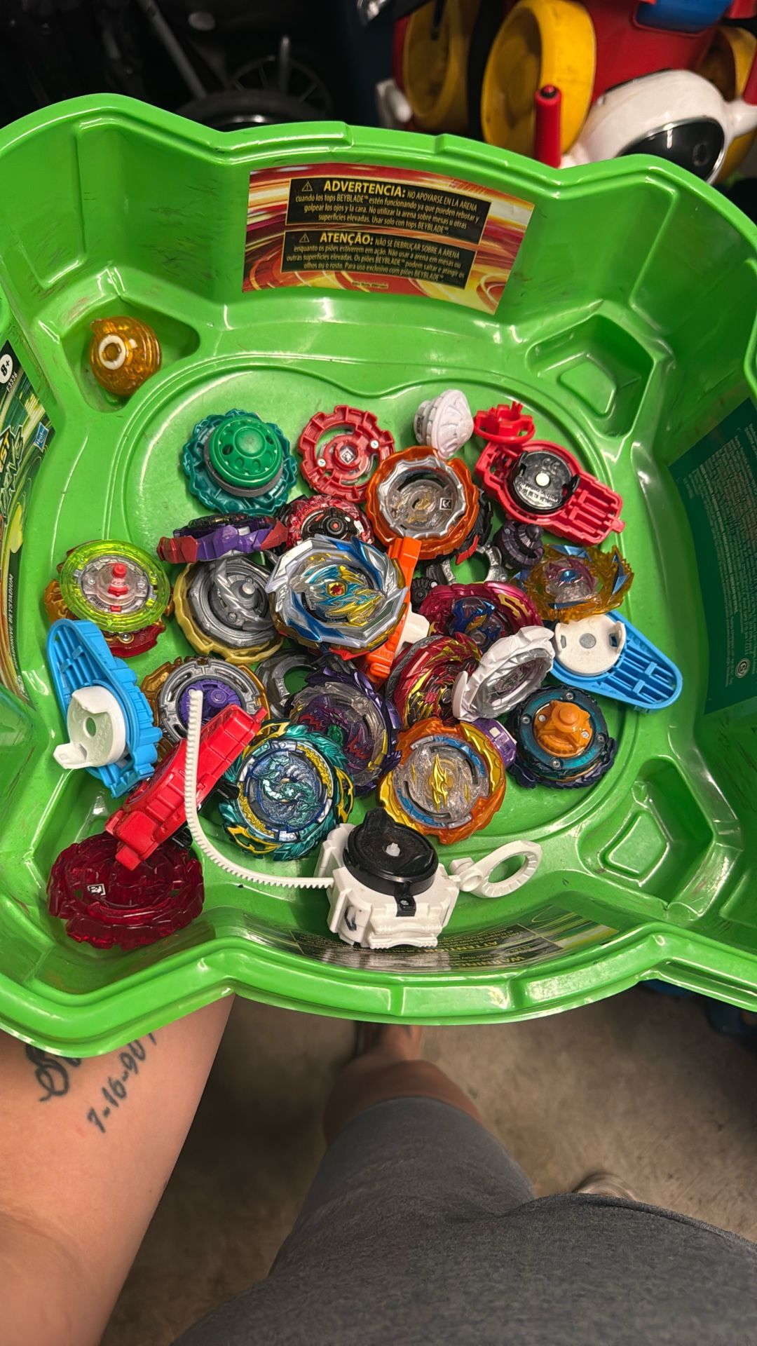 Beyblades And Stadium