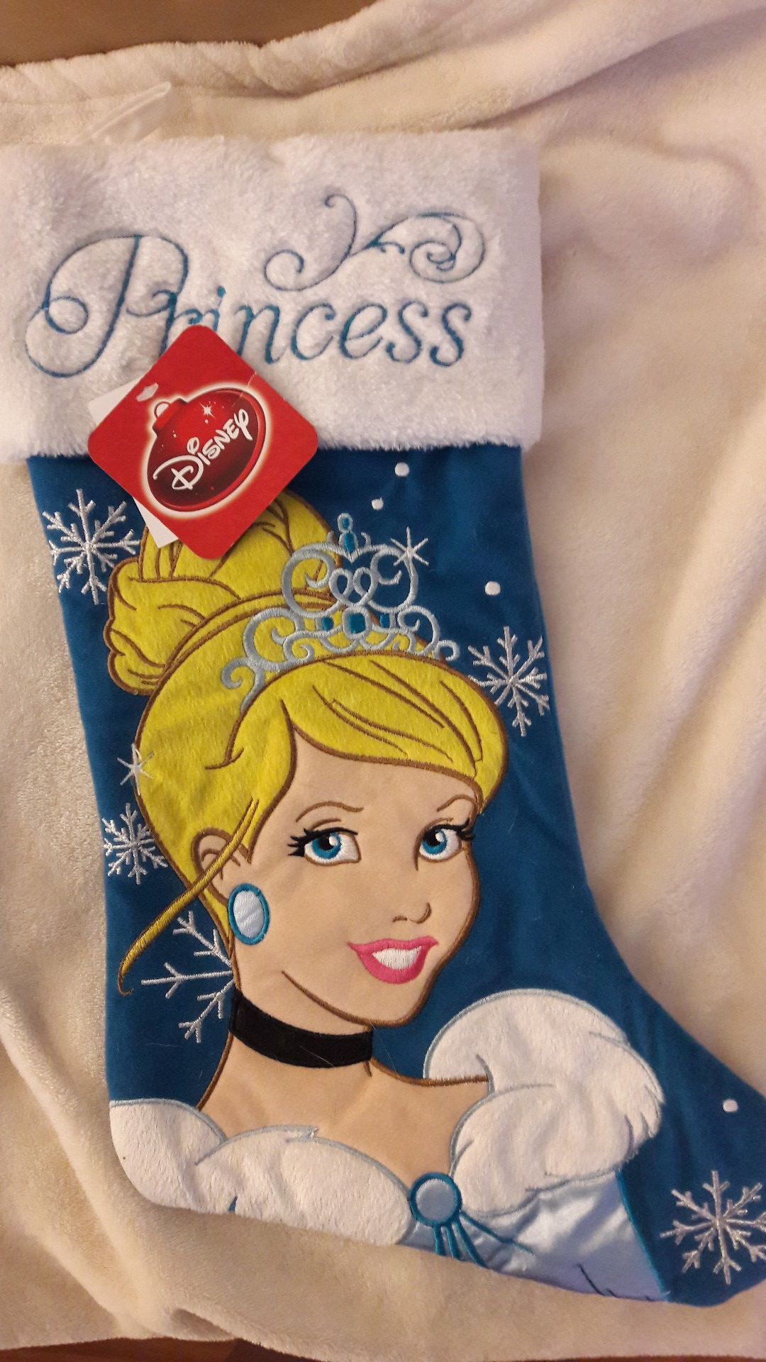 Disney Princess Cinderella Christmas Stocking NEW
