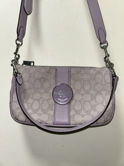 Women's Coach Lonnie Baguette In Signature Jacquard