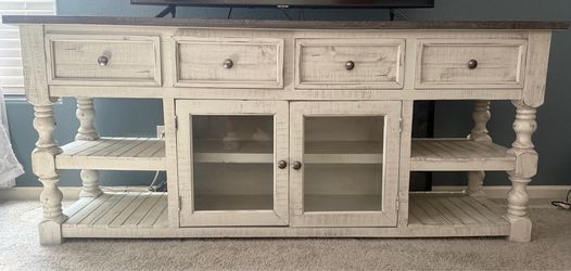 Farm house style TV stand