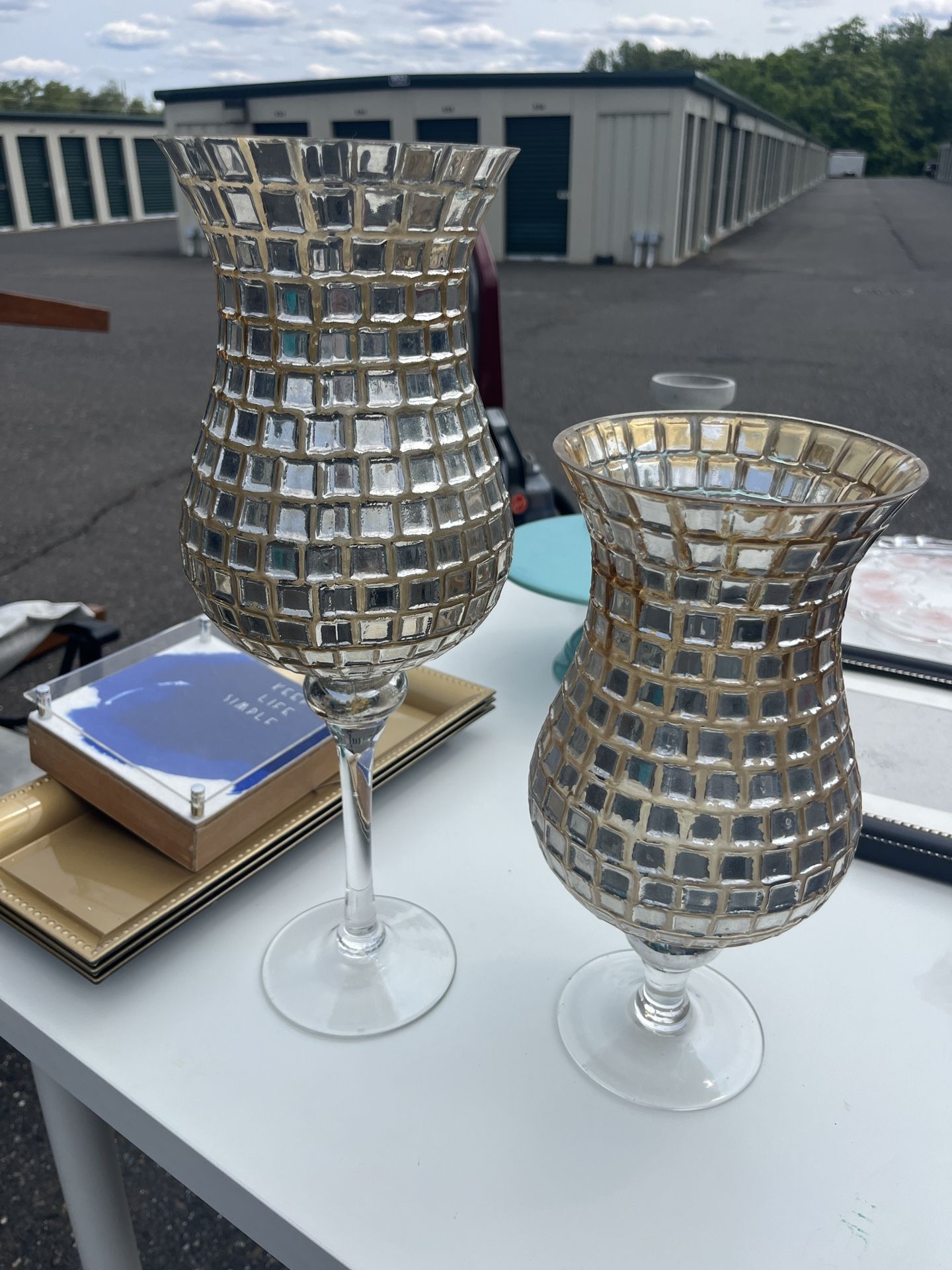 Mosaic Candle Holders
