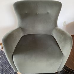 Set of Kessler Wingback Accent Chairs Velvet 