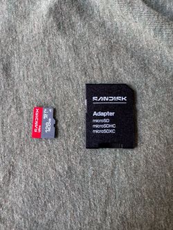 SanDisk Ultra 128GB microSD Card with Adapter