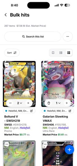 Pokemon bulk hits