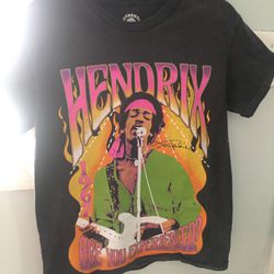 New Jimmy Hendrix Short Sleeve T-Shirt Size Medium 