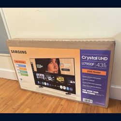 One Brand New Factory Sealed Samsung 43” Class U7900 Series UHD 4K Smart Tizen TV (2025) Price Firm