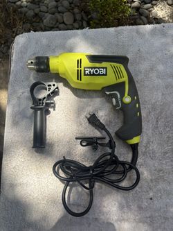 RYOBI 5/8-inch Variable Speed Reversing Hammer Drill- D620H, Open Box/Tested Only, 6.2 Amp, Side Handle, Key