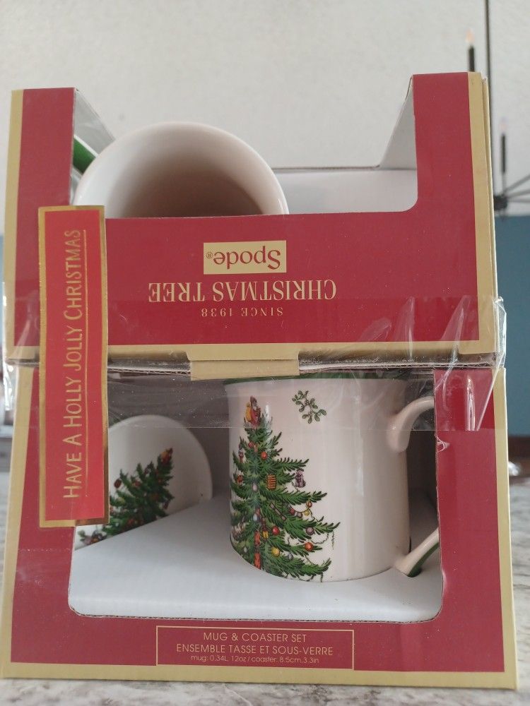 Spode Mugs And Saucers