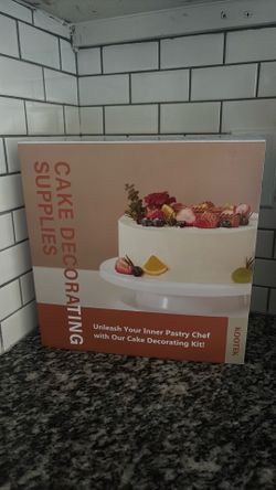 Brand new unopened cake decorating kit